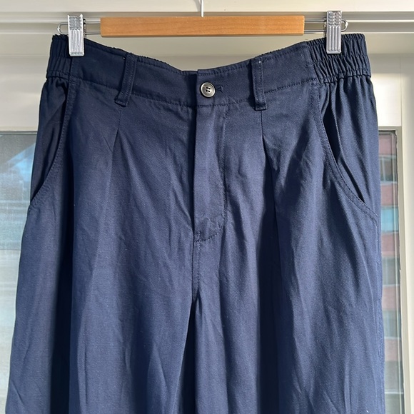 Madewell The Petite Neale Straight-Leg Pant in Drapeweave - Picture 7 of 12